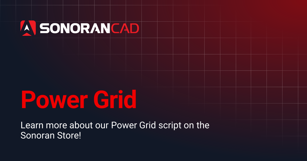 Power Grid | CAD | Sonoran Software Documentation