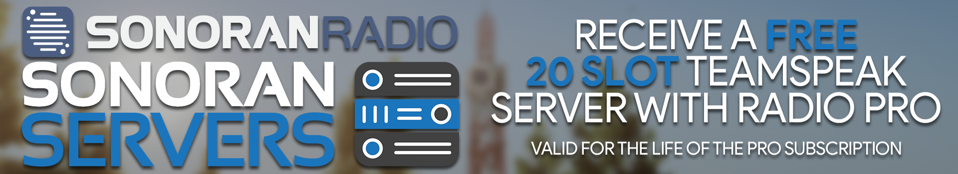 Free TeamSpeak Server Promo Banner